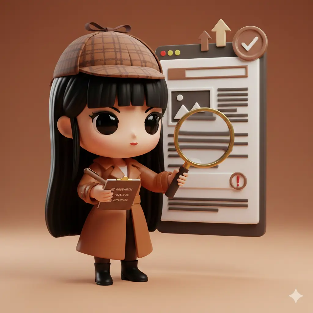 Cindy en mode Sherlock Holmes pour planifier la stratégie web d'un site